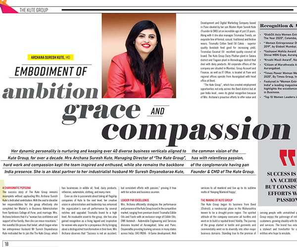 Our Leadership featured in Fortune India Exchange Business Magazine