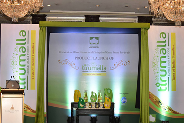 Grand launching of Tirumalla Edible Oil products