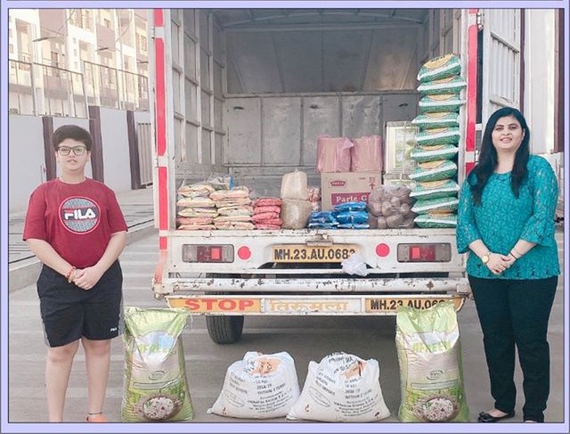 Food grains, Clothes donation to Orphanage - Kute Group Foundation
